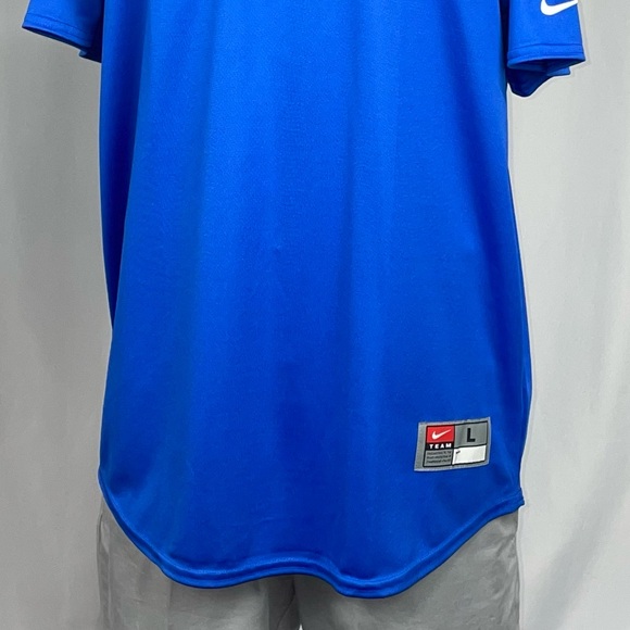 Nike Therma Fit Large Royal Blue Pullover Jersey Shirt Brand New With Tags - Picture 3 of 9
